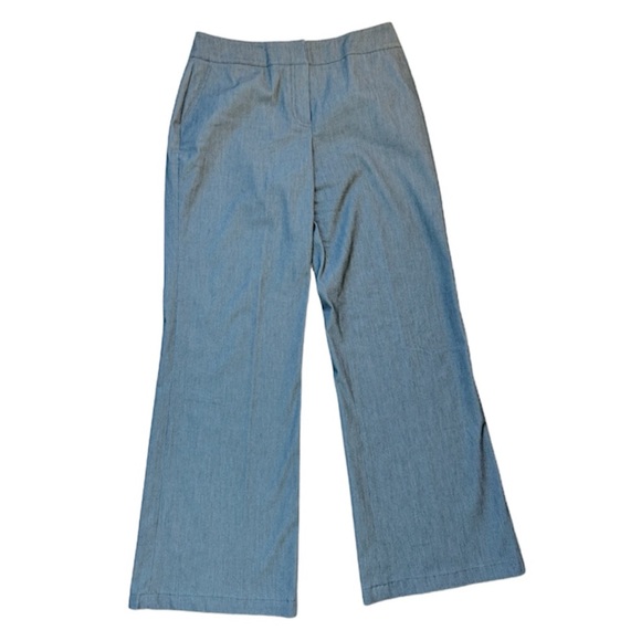 ST. JOHN COLLECTION BY MARIE GRAY Vintage Office Dress Pant Grey Wide Leg Size 8 - Picture 1 of 16